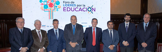 El presidente participó del Foro de Líderes por la Educación