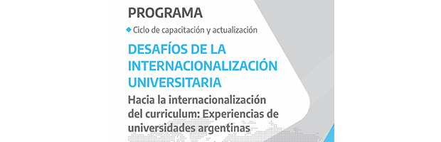 Hacia la internacionalización del currículum: experiencias de universidades argentinas