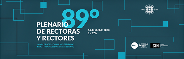 89° Plenario de Rectoras y Rectores en la ciudad de Santa Fe