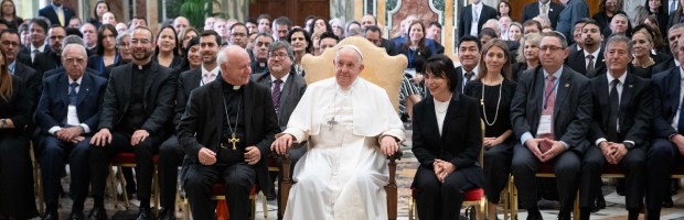 Más de 200 representantes de universidades de América Latina dialogaron con el Papa Francisco