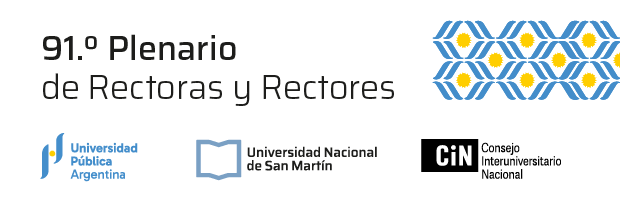 Próximo Plenario de Rectoras y Rectores del CIN en San Martín